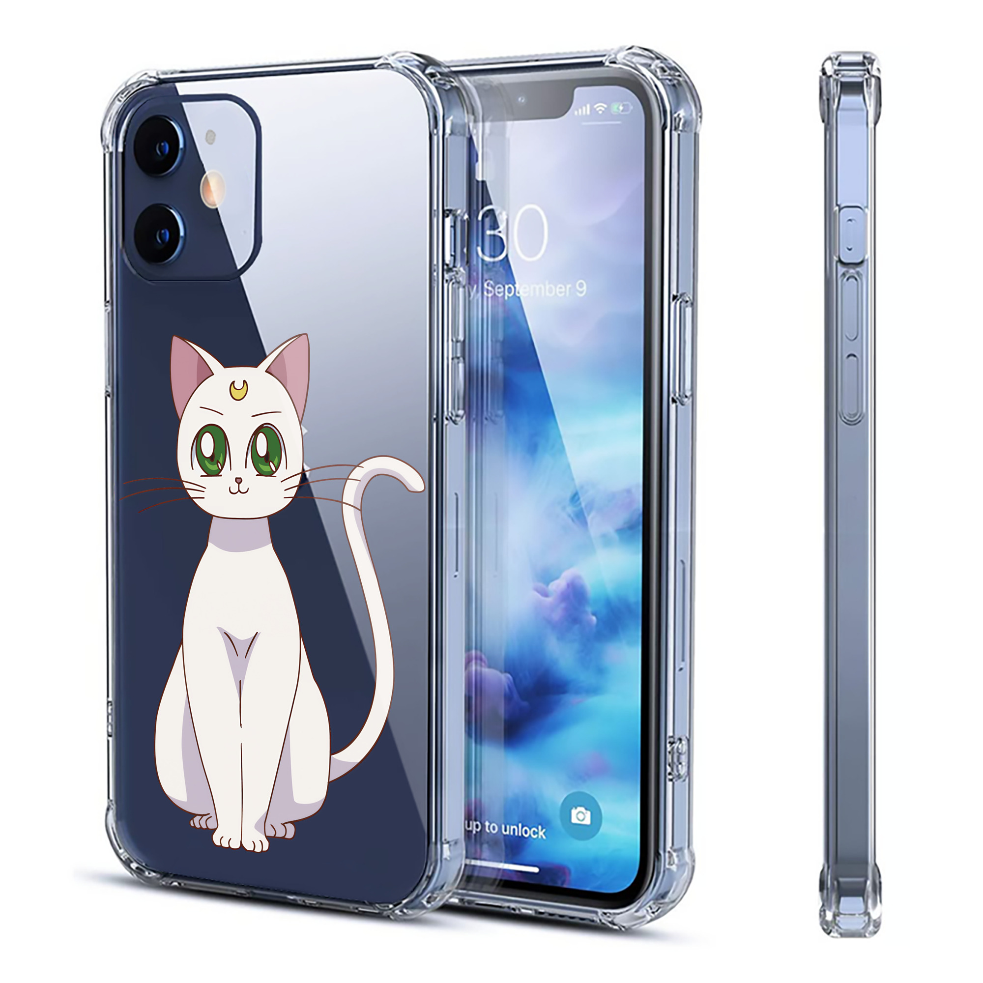 （画像用） 美少女戦士セーラームーン Sailor Moon 【iPhone 12シリーズ対応】透明スマホケース（クリアソフトケース）